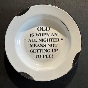 Enamel Decorative/Candy Bowl